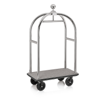 Kofferwagen BIRDCAGE ø 50 mm Silberfarbig mit...
