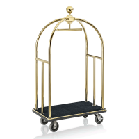 Kofferwagen BIRDCAGE ø 38 mm Goldfarbig mit...