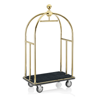 Luggage Trolley BIRDCAGE ø 38 mm Gold with Black...