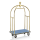 Luggage Trolley BIRDCAGE ø 38 mm Gold with Blue Carpet