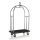 Kofferwagen BIRDCAGE ø 38 mm Silberfarbig gebürstet mit schwarzem Teppich