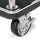 Luggage Trolley BIRDCAGE ø 38 mm Silver with Black Carpet