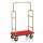 Kofferwagen Modern ø 38 mm Goldfarbig mit rotem Teppich