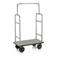 Kofferwagen Modern ø 38 mm Silberfarbig mit grauer...