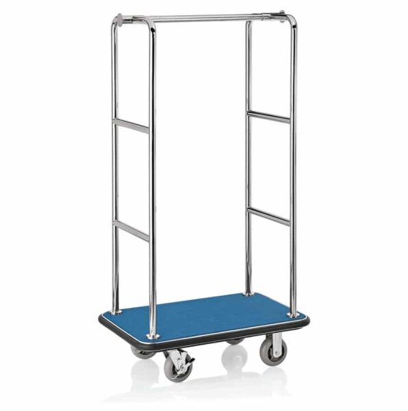 Luggage Trolley EASY ø 32 mm Silver with ø 15 cm wheels