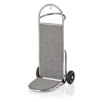 Luggage Handcart with Foldable Loading Platform, silver...