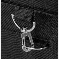 Housekeeping Trolley Mini with Laundry Bag, light wood color