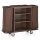 Housekeeping Trolley Medium Standard, brown wood look