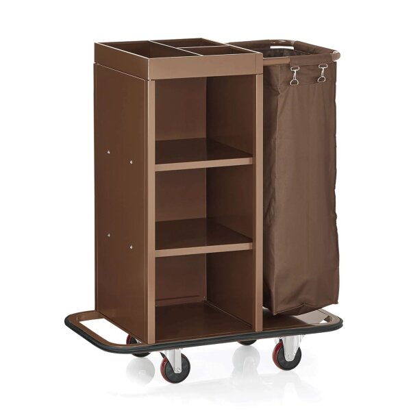 Housekeeping Trolley Mini Standard, brown