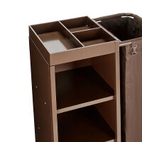 Housekeeping Trolley Mini Standard, brown