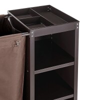 Zimmermädchenwagen mini standard mit 1 Wäschesack Stahlblech