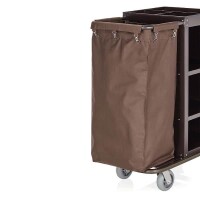 Zimmermädchenwagen mini standard mit 1 Wäschesack Stahlblech