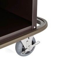 Zimmermädchenwagen mini standard mit 1 Wäschesack Stahlblech