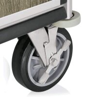 Lockable Housekeeping Trolley with 2 Laundry Bags