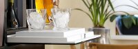 Minibar Trolley with Bright Edge Profiles