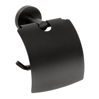 Toilet Paper Holder with Cover Nero SPECIAL OFFER
