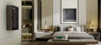 Design Hotel Minibar zur Wandmontage mit Glastüre 25 l