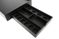 B-TRAY Willkommenstablett mit Schublade aus Kunstleder mit 0,5 l Wasserkocher Star