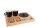 B-TRAY Willkommenstablett Signum Massivholz Buche natur 0,5 l Wasserkocher Star black