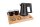 B-TRAY Willkommenstablett Signum Massivholz Buche natur 0,5 l Wasserkocher Star black