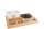 B-TRAY Willkommenstablett Signum Massivholz Buche natur 0,5 l Wasserkocher Star black