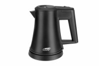 BTRAY Hotel Welcome Tray SIGNUM white with BLACK Hotel Kettle STAR 0,5 l