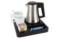 BTRAY Hotel Welcome Tray SLIM with Hotel Kettle STAR 0,5 l