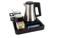 BTRAY Hotel Welcome Tray SLIM with Hotel Kettle STAR 0,5 l
