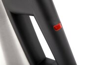 B-TRAY Willkommenstablett Sense schwarz aus ABS Kunststoff mit Holzstruktur und 0,5 l Wasserkocher Star