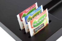 B-TRAY Willkommenstablett Slim schwarz aus MDF mit 1,0 l Wasserkocher Style