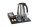 B-TRAY Willkommenstablett Snap schwarz aus Kunstleder mit 1,0 l Wasserkocher Style