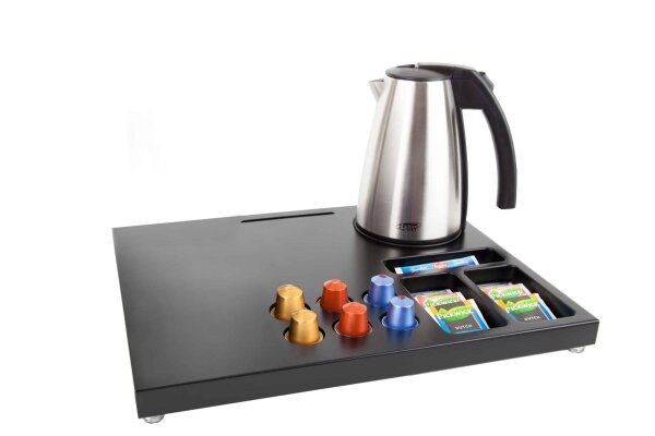 B-TRAY Willkommenstablett Supreme mit 1,0 l Wasserkocher Style