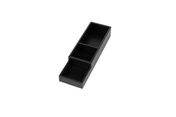 BTRAY Condiment Box SNAP made of PU Leather black