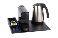 B-TRAY Willkommenstablett Snap mit Espresso Maschine und...