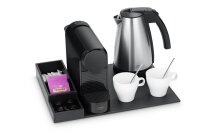 B-TRAY Welcome Tray SNAP with Espresso Machine and 1,0 l Kettle STYLE