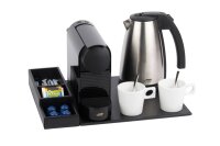 B-TRAY Welcome Tray SNAP with Espresso Machine and 1,0 l Kettle STYLE