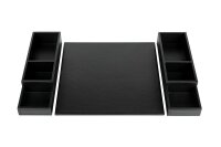 B-TRAY Willkommenstablett Snap mit Espresso Maschine und 0,5 l Wasserkocher Star black