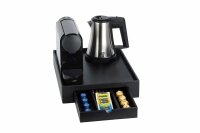 B-TRAY Willkommenstablett Space mit Espresso Maschine und...