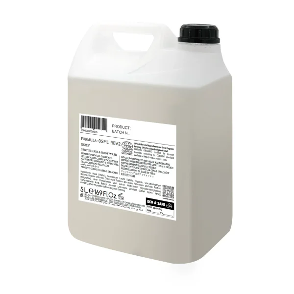 Osme Gentle Hair and Body Wash Tank - Organic Certified 5 L