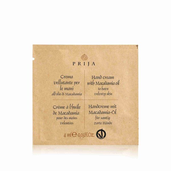 Prija Hand Cream with Macadamia Oil 4 ml