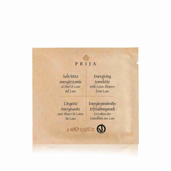Prija Energising Wipe with Lao Lotus Flowers