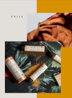 Prija Seife Bronze 25g auf pflanzliche Basis in transparenter Folie