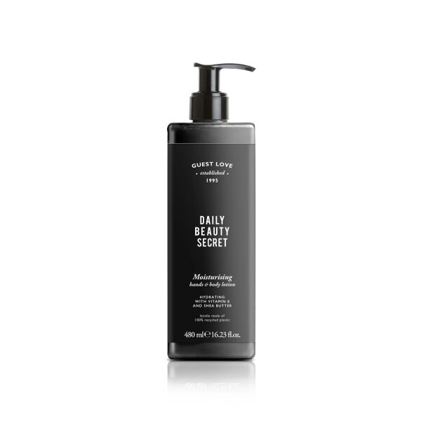 Guest Love Moisturizing Lotion for Hands and Body with Locked Pump 480 ml