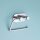 Toilet Paper Holder without Cover – Adhesive Mount – Polished