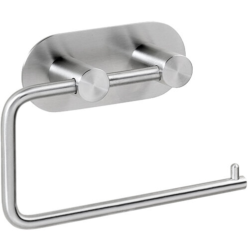 Toilet Paper Holder without Cover for sticking, brushed