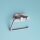 Toilet Paper Holder without Cover for sticking, brushed