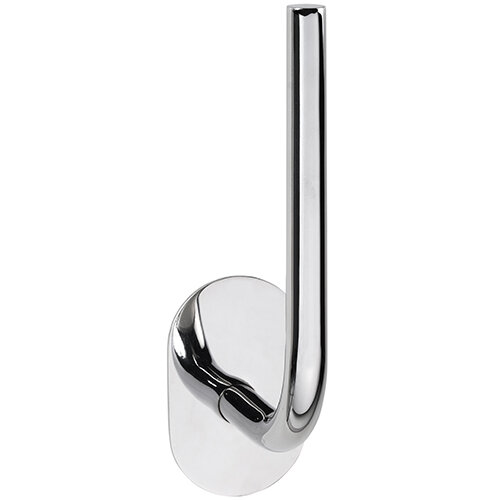Spare Toilet Paper Holder Oval – Adhesive Mount – Polished