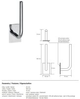 Spare Toilet Paper Holder – Adhesive Mount – Polished