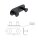 Double Oval Hook – Adhesive Mount – Black