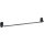 Ovaler Handtuchhalter 600 mm, Basic – Selbstklebend, Schwarz